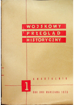 Wojskowy przegląd historyczny nr 1