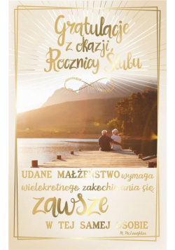 Kartka okolicznościowa Rocznica Ślubu R03