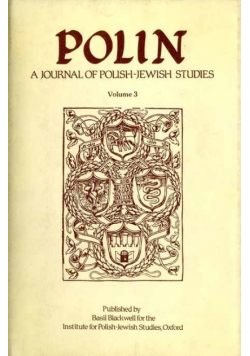 Polin A Journal of Polish Jewish Studies Volume 3