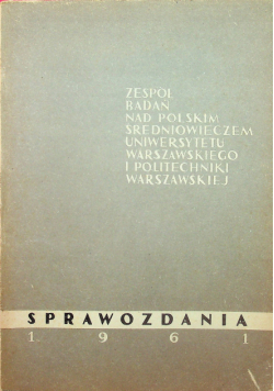 Zespół Badań nad Polskim Średniowieczem Uniwersytetu Warszawskiego i Politechniki Warszawskiej