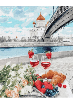 Malowanie po numerach - Romantyczny piknik 40x50