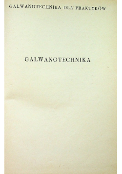 Galwanotechnika