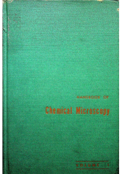 Handbook of chemical microscopy