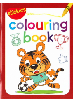 Colouring book z naklejkami. Tygrys