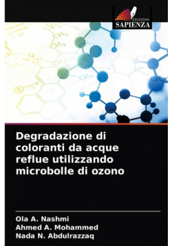 Degradazione di coloranti da acque reflue utilizzando microbolle di ozono