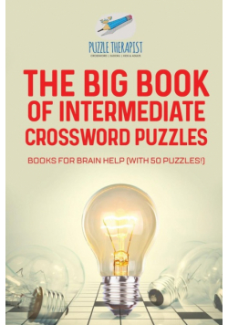 The Big Book of Intermediate Crossword Puzzles | Books for Brain Help (with 50 puzzles!)