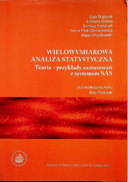 Wielowymiarowa analiza statystyczna Frątczak