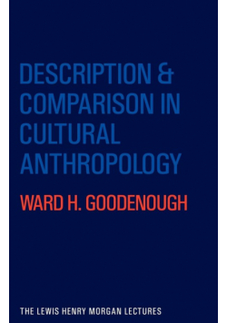 Description and Comparison in Cultural Anthropology