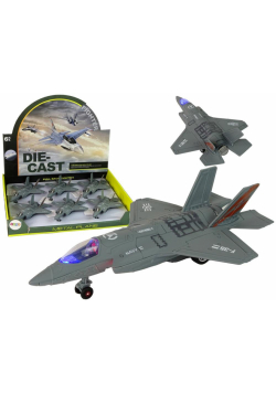 Samolot z napędem frykcyjnym światło dźwięk 1:72