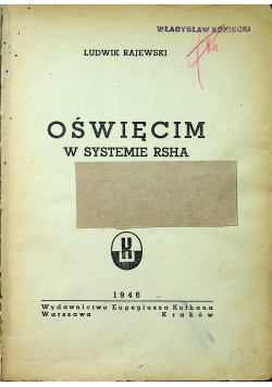 Oświęcim w systemie RSHA 1946 r.