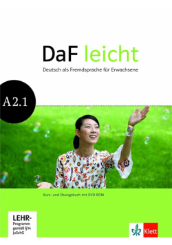 DaF leicht A2.1. KB + UB + DVD LEKTORKLET