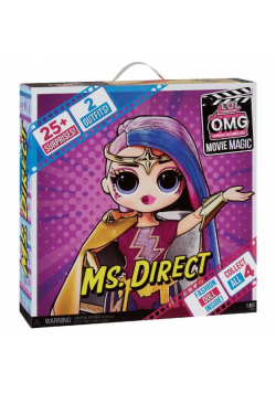 LOL Surprise OMG Movie Magic Doll Ms.Direct (4szt)