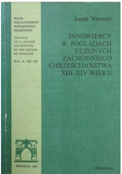 Innowiercy w poglądach zachodniego chrześcijaństwa XIII XIV wieku