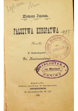 Fałszywa kuropatwa 1898 r.