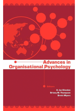 Advances in Organisational Psychology