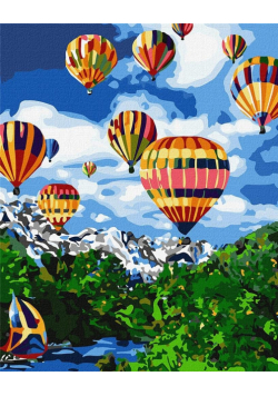 Malowanie po numerach - Podbicie nieba 40x50