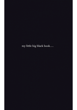 My little big black book