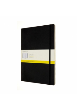 Notes Classic 21x29 kratka czarny MOLESKINE