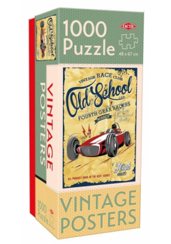 Puzzle 1000 Vintage Old School Gear Racers
