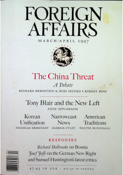 Foreign Affairs The China Threat