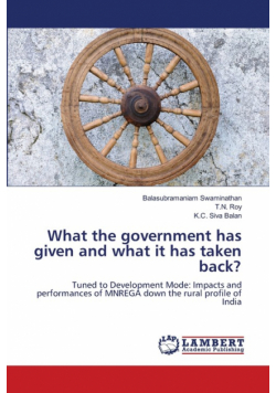 What the government has given and what it has taken back?