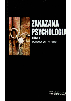 Zakazana psychologia Tom I
