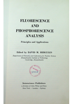 Fluorescence and phosphorescence analysis