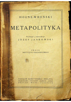 Metapolityka 1923 r