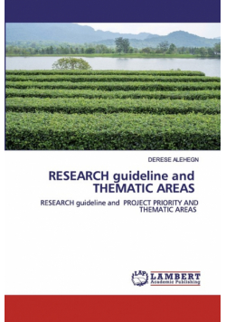 RESEARCH guideline and THEMATIC AREAS