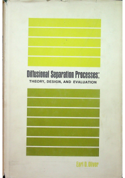 Diffusional Separation Processes