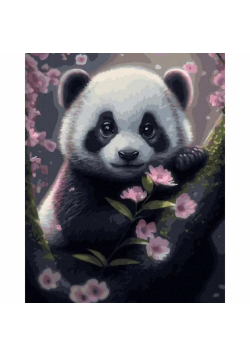 Malowanie po numerach - Panda 40x50cm