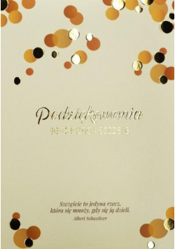 Kartka Podziękowania serdeczne i szczere TK11
