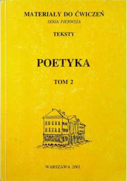 Materiały do ćwiczeń Poetyka Tom 2