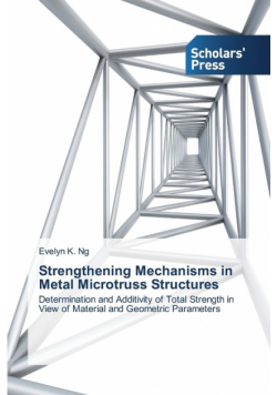 Strengthening Mechanisms in Metal Microtruss Structures