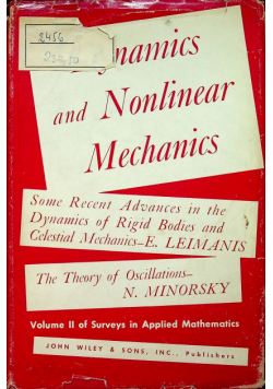 Dynamics and nonlinear mechanics II