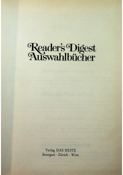 Reader's Digest Auswahlbucher Elenis kinder / Der weisse puma / Schuss in die sonne / Mrs Pollifax und der tanzende derwisch