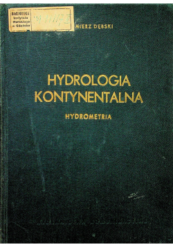 Hydrologia kontynentalna część 1