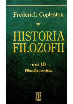 Historia filozofii Tom 10 filozofia rosyjska