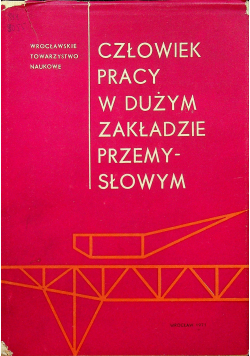 Człowiek pracy w dużym zakładzie przemysłowym