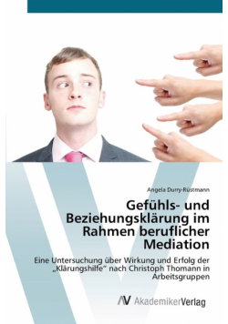 Gefühls- und Beziehungsklärung im Rahmen beruflicher Mediation