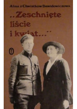 Zeschnięte liście i kwiat