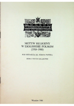 Motyw religijny w ekslibrisie polskim 1918 1988