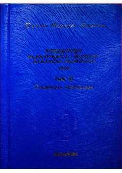 Przepisy klasyfikacji i budowy statków morskich XI