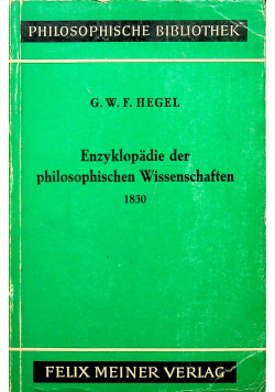 Encyklopadie der philosophischen Wissenschaften