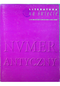Literatura na świecie Nr 8 9