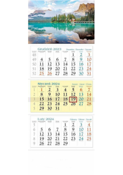 Kalendarz 2024 KT9 Jezioro trójdzielny