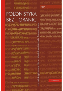 Polonistyka bez granic tom 1-2