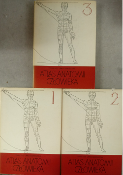 Atlas anatomii człowieka tom 1 do 3