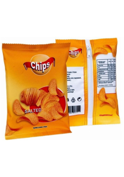 Piórnik etui Chips 23x16x2,5cm pomarańczowy