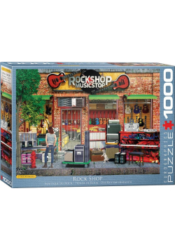 Puzzle 1000 Sklep pełen muzyki